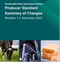 Sustainable Dairy Assurance Scheme (SDAS) Summary of Changes Revision 1.2, November 2023